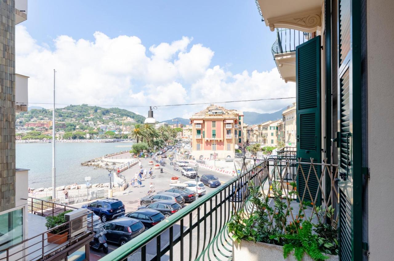 Alla Casa Rosa Al Mare- Centrale A Di Fronte Al Mare- Emozionante- Garage Privato Gratuito A 800 Mt- Aria Condizionata-Wifi 拉帕洛 外观 照片