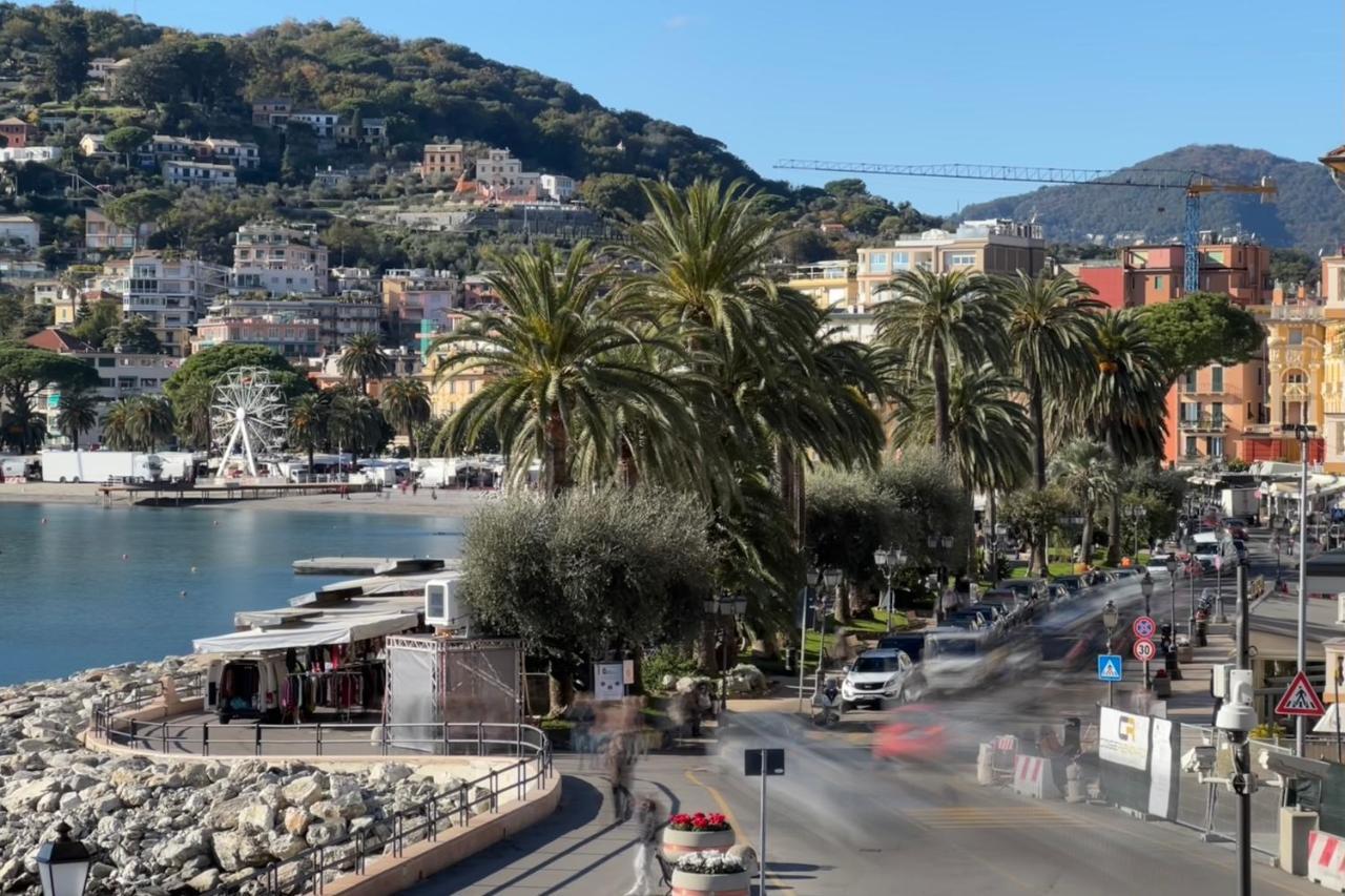 Alla Casa Rosa Al Mare- Centrale A Di Fronte Al Mare- Emozionante- Garage Privato Gratuito A 800 Mt- Aria Condizionata-Wifi 拉帕洛 外观 照片